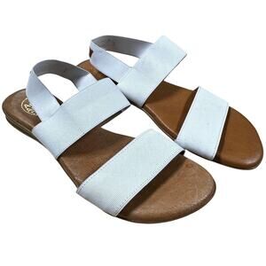 Andre Assous Nigella Sandal White Women's Size 8 New Without Box Condition